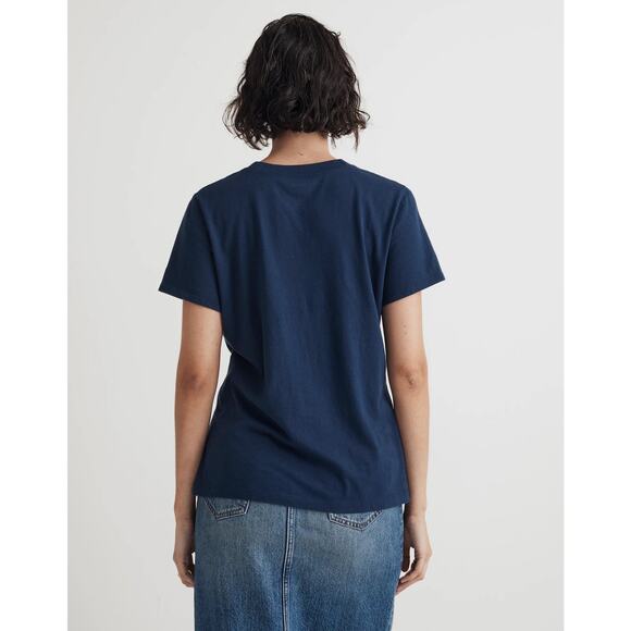 MADEWELL Tonite's The Nite Graphic Softfade Cotton Crewneck Relaxed Tee Small - Picture 4 of 7